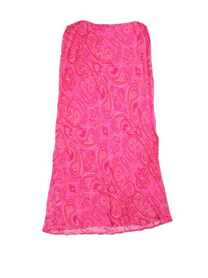 Y2K New Look Paisley Maxi Skirt (Size XL)