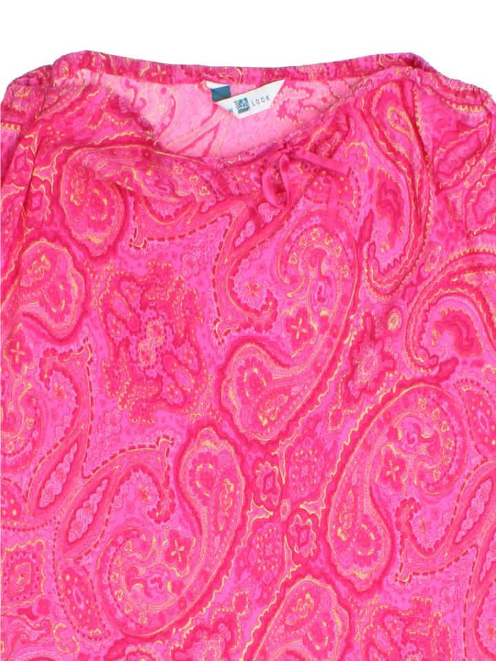 Y2K New Look Paisley Maxi Skirt (Size XL)