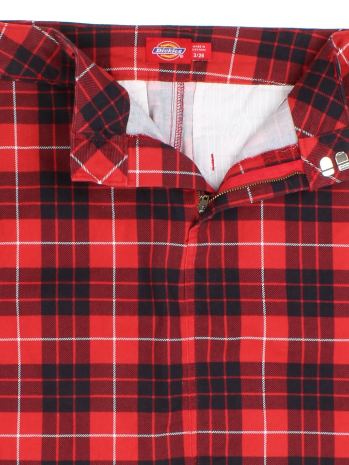 Y2K Dickies Plaid Mini Skirt (Size L)