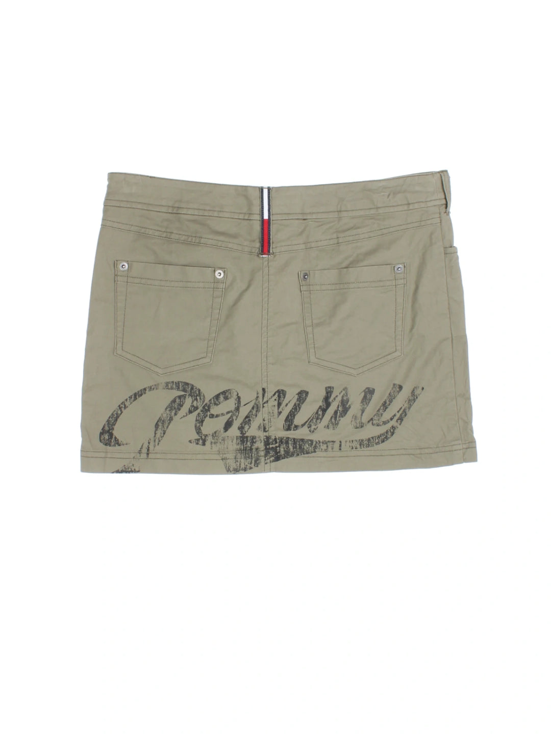 Y2K Tommy Hilfiger Mini Skirt (Size XL)