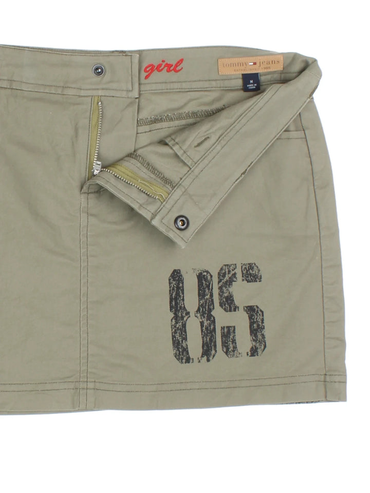 Y2K Tommy Hilfiger Mini Skirt (Size XL)