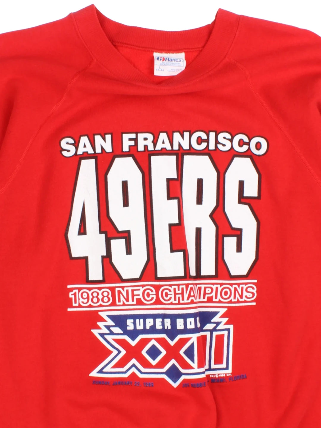 88 San Francisco 49ers Super Bowl XXIII Sweatshirt (Size M)