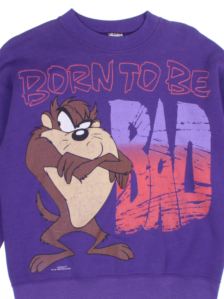 90's Looney Tunes Taz Sweatshirt (Size M)