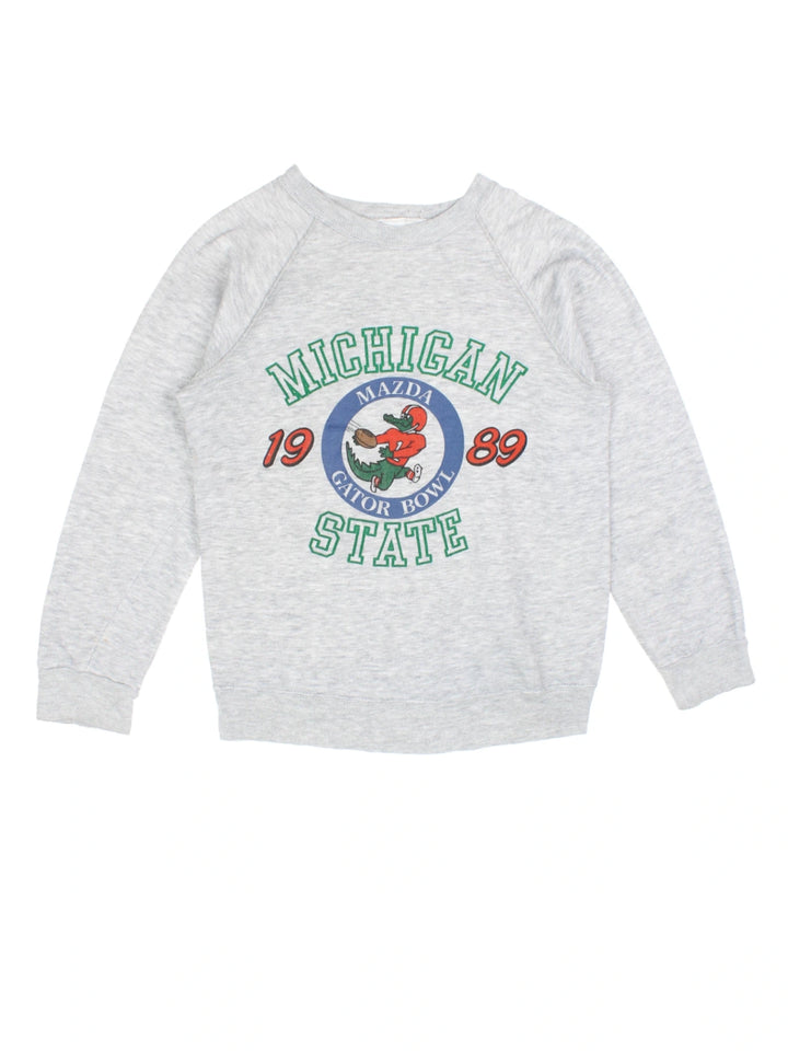 89 Michigan State Spartans Gator Bowl Sweatshirt (Size M) - VintageFolk