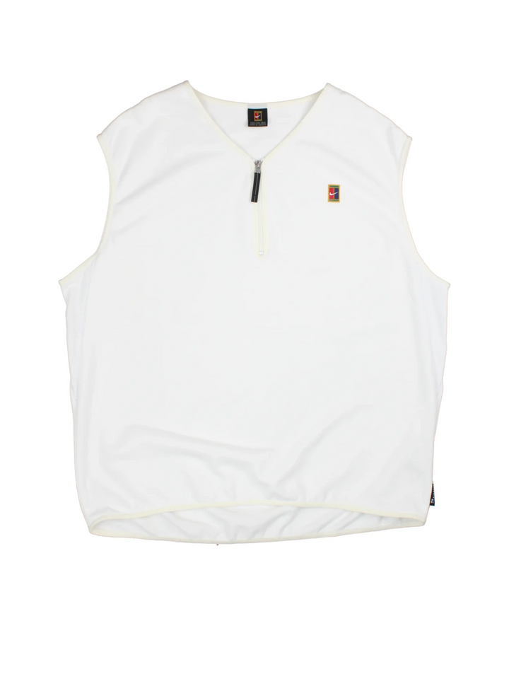 00s Nike Golf Quarter Zip Sweater Vest (Size XXXL)