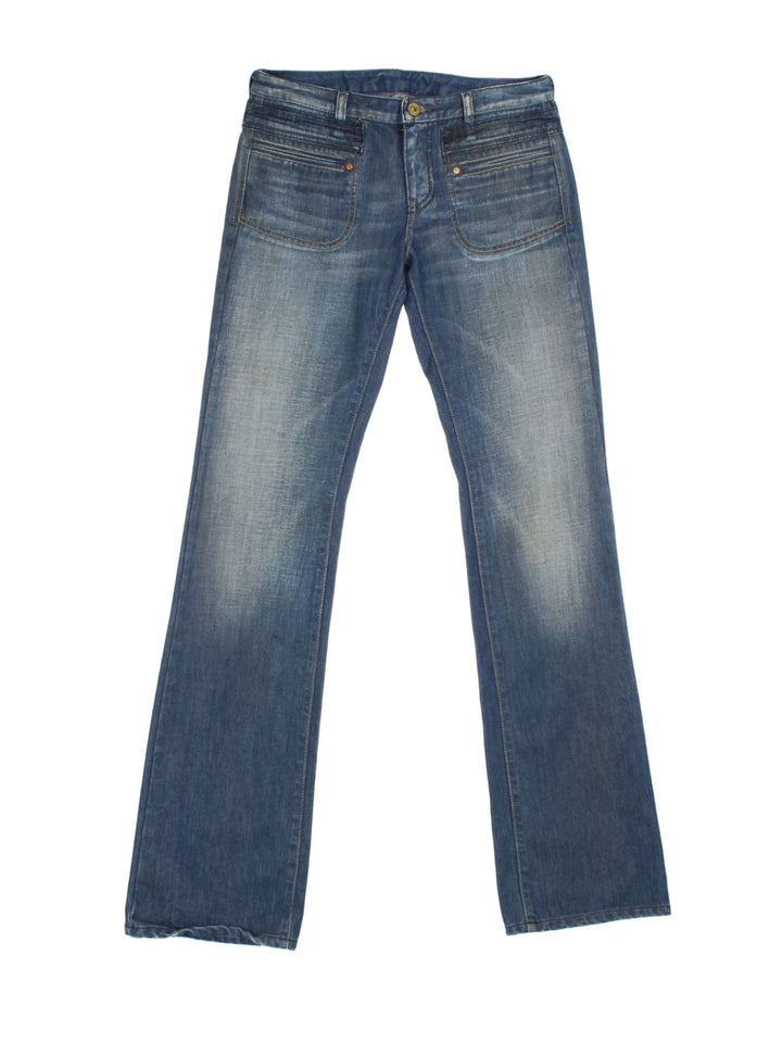 Y2K Diesel Flared Jeans (Size L)