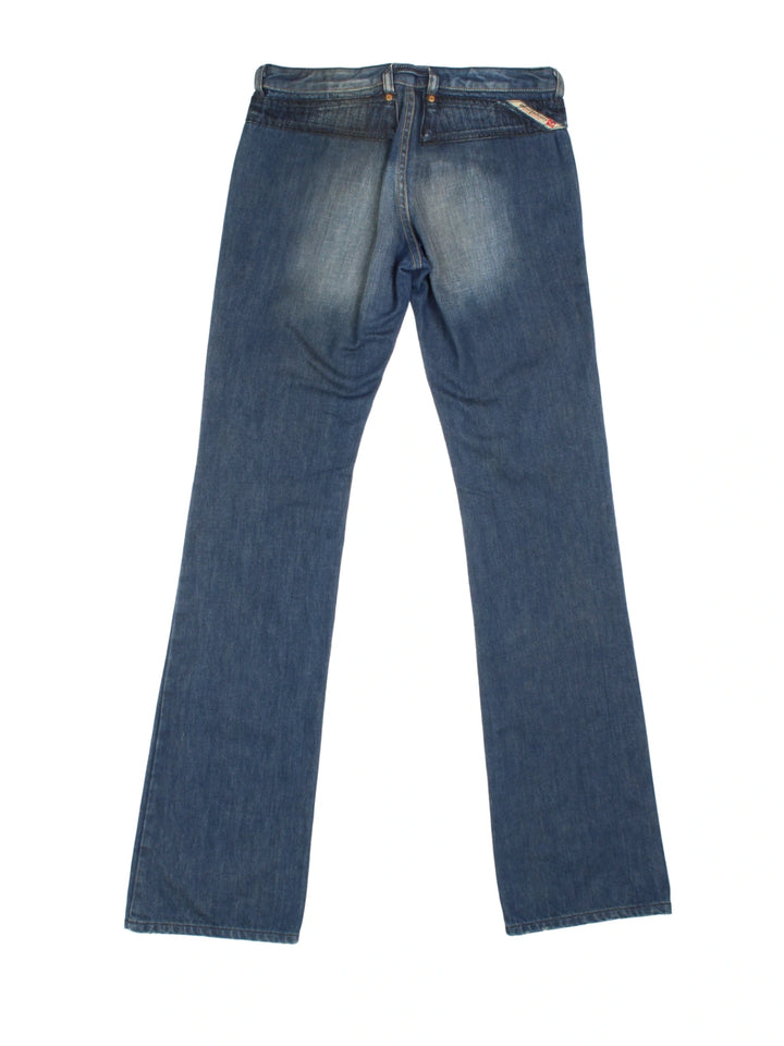 Y2K Diesel Flared Jeans (Size L)