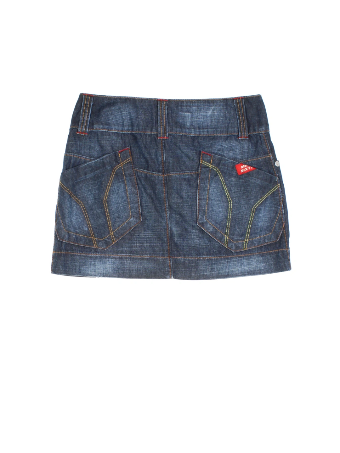 Y2K Miss Sixty Denim Mini Skirt (Size L)
