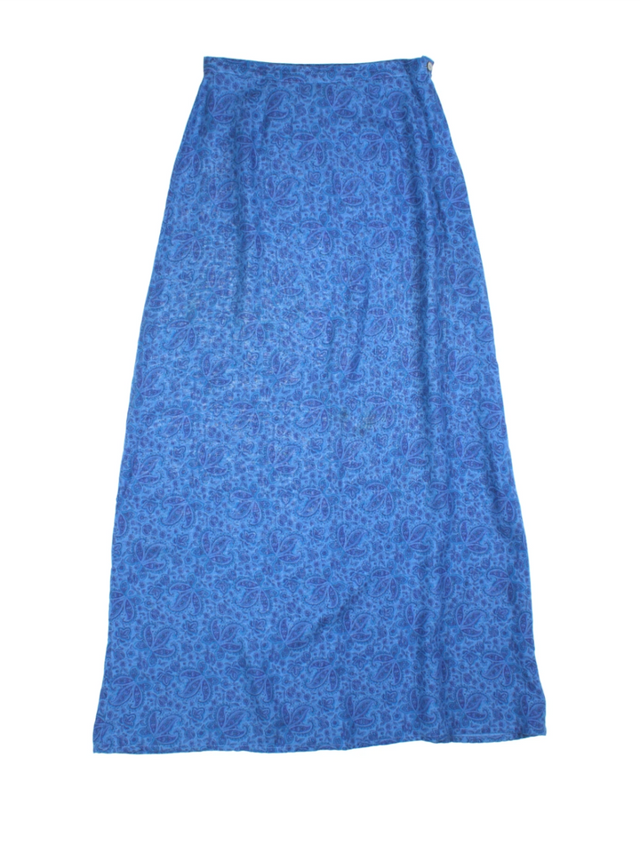 90's Laura Ashely Paisley Maxi Skirt (Size XS)