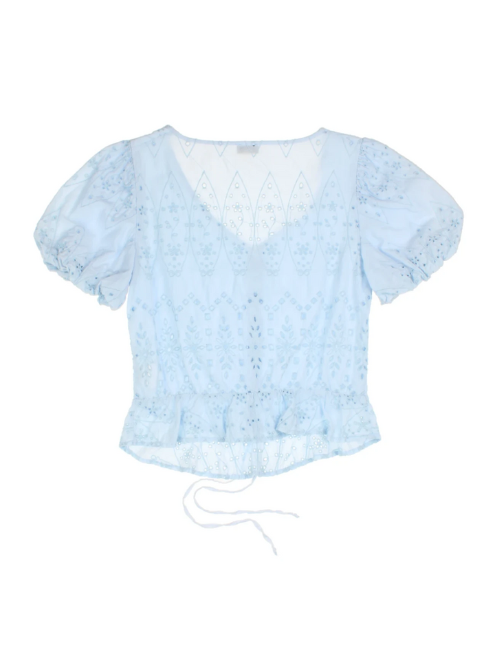 Broderie Anglaise Blouse (Size XS)