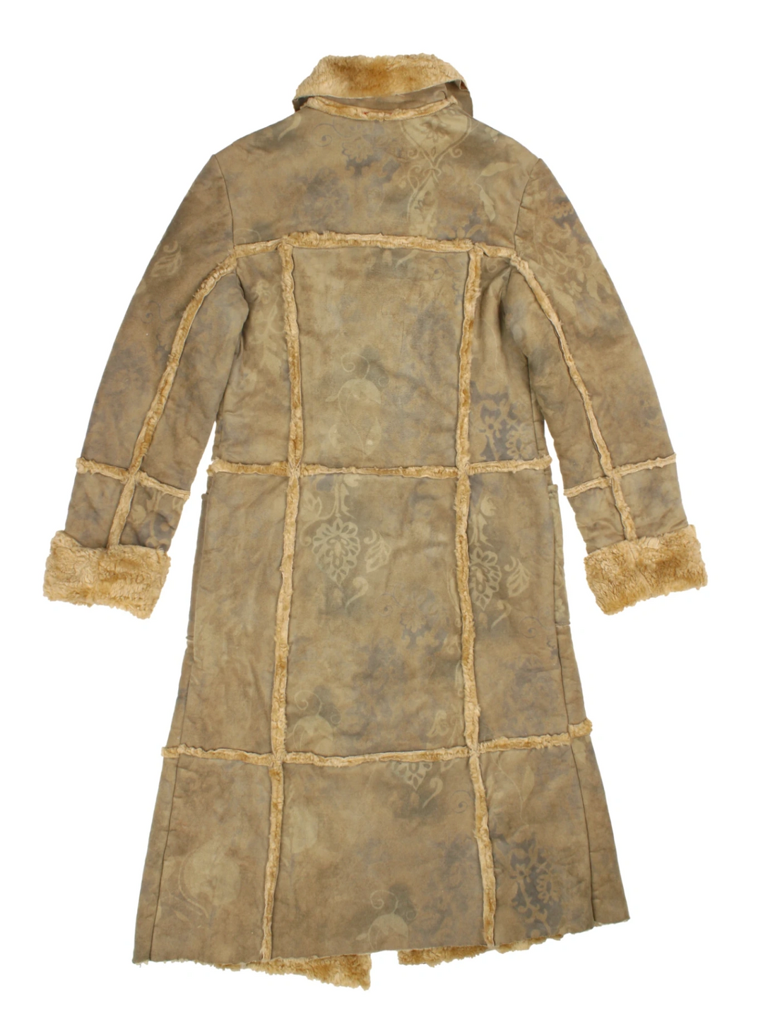 Y2K Floral Afghan Coat (Size S)