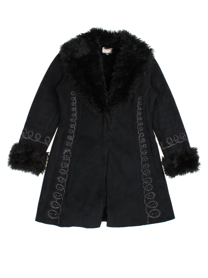 Y2K Per Una Embroidered Afghan Coat (Size M)