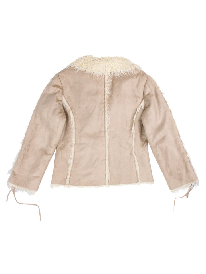 Y2K Embroidered Afghan Coat (Size M)
