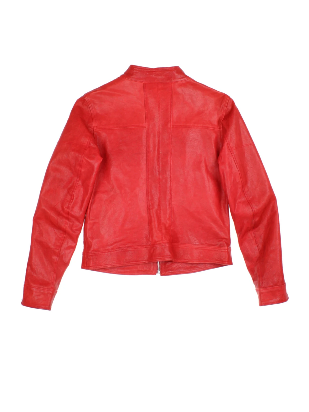 Italian Leather Biker Jacket (Size XS)