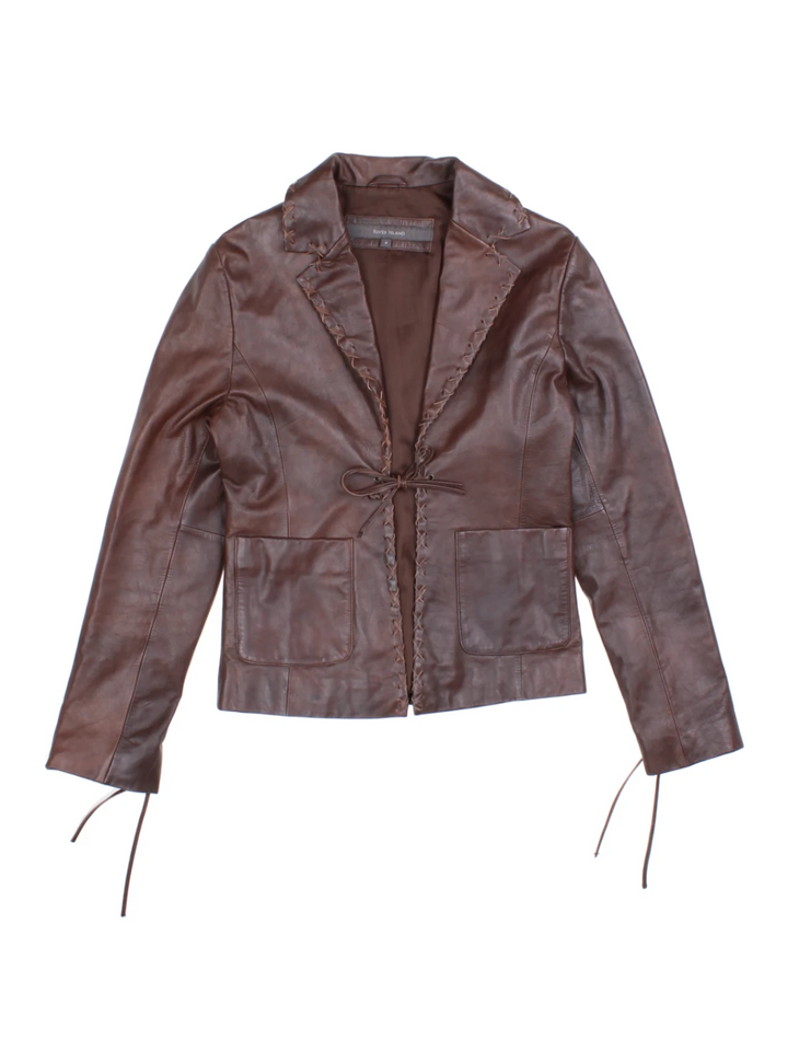 Y2K Leather Balzer (Size XXS)