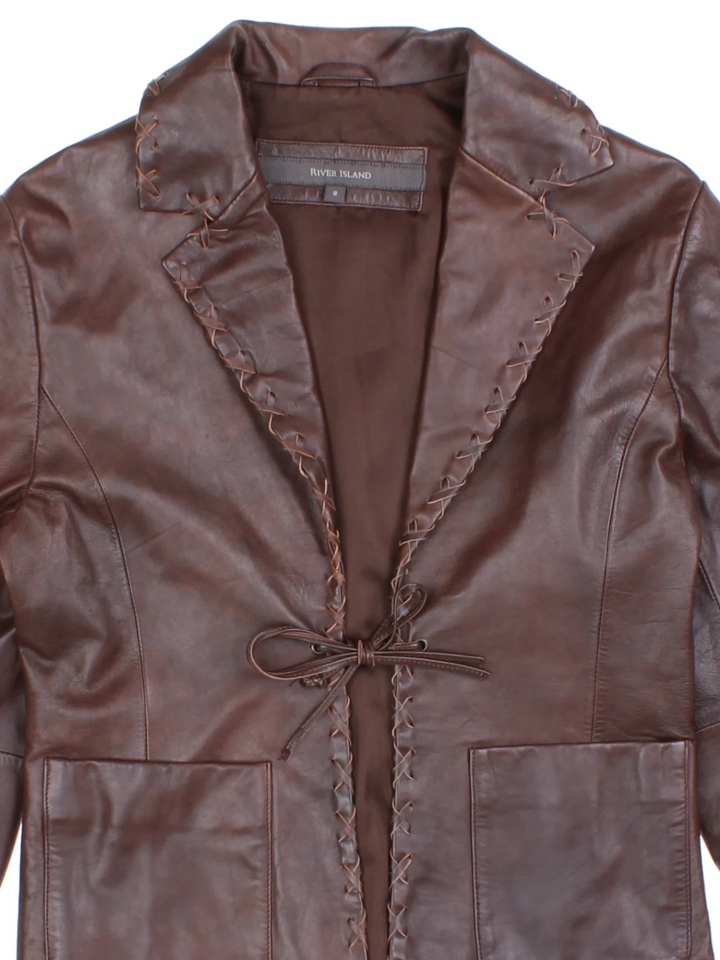 Y2K Leather Balzer (Size XXS)