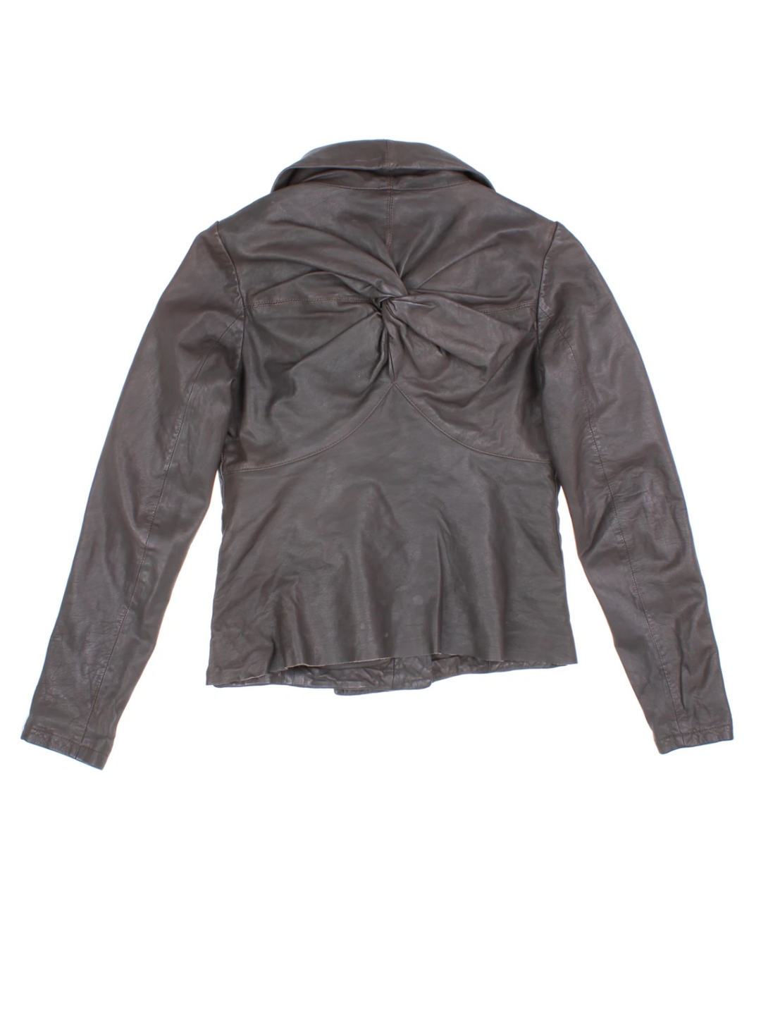 Y2K All Saints Leather Jacket (Size XS)