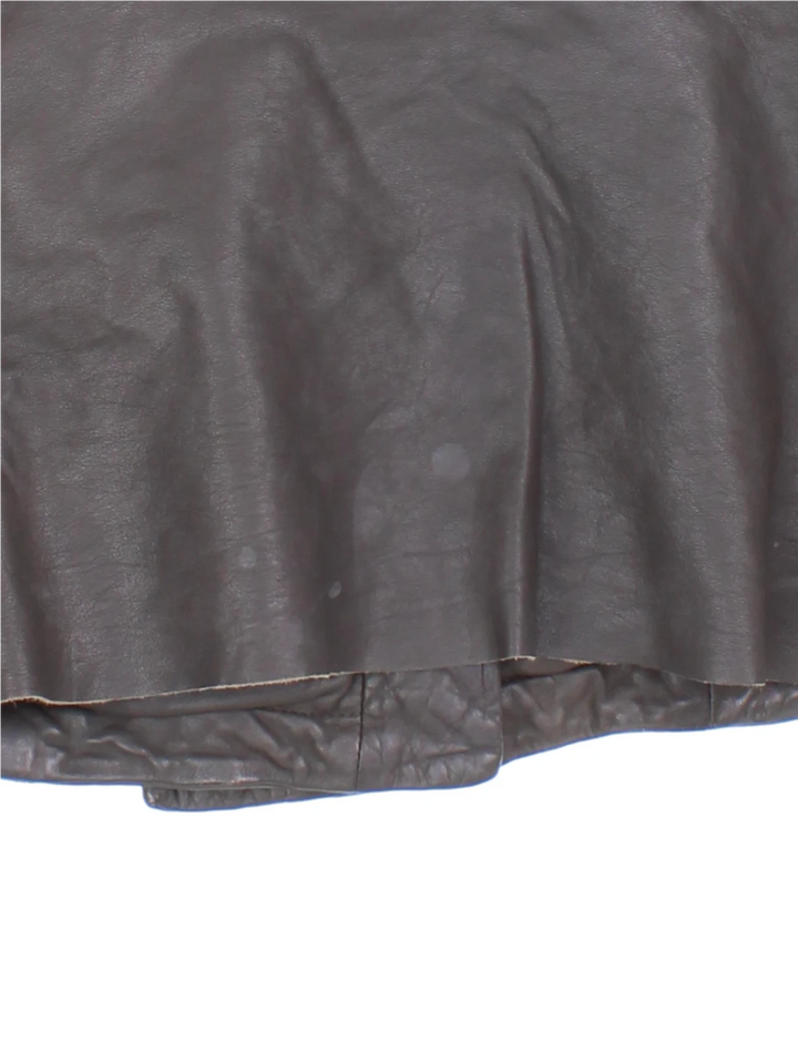 Y2K All Saints Leather Jacket (Size XS)