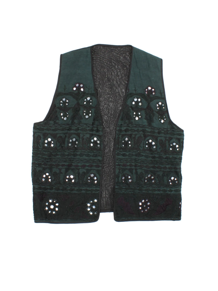 Boho Embellished Gilet (Size M)