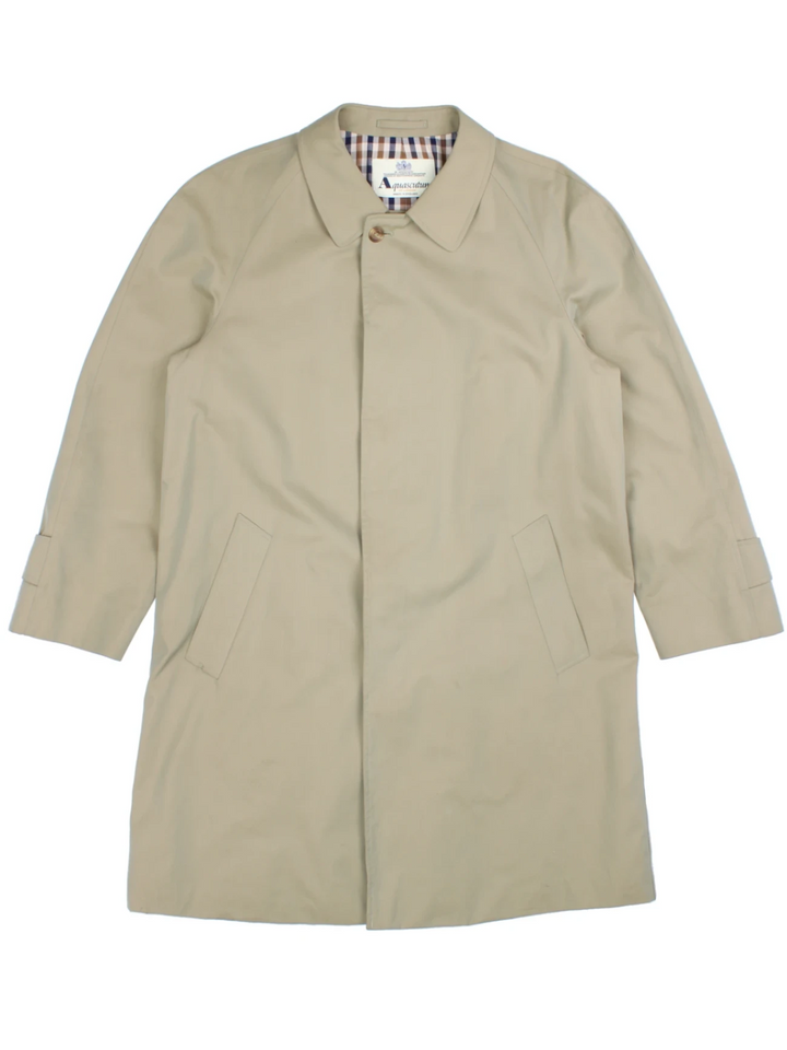 90's Aquascutum Trench Coat (Size M) - VintageFolk