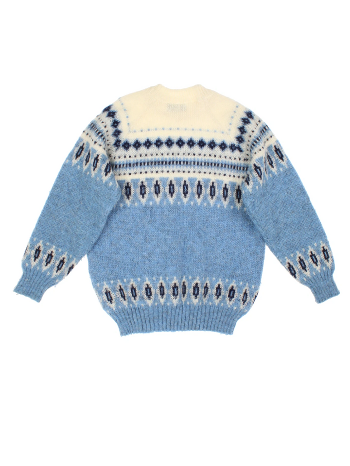 Norwegian Fair Isle Jumper (Size S)
