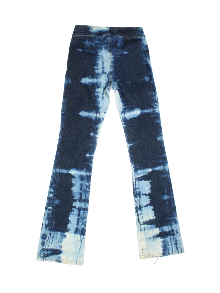 Y2K Miss Sixty Tie Dye Jeans (Size XXS)