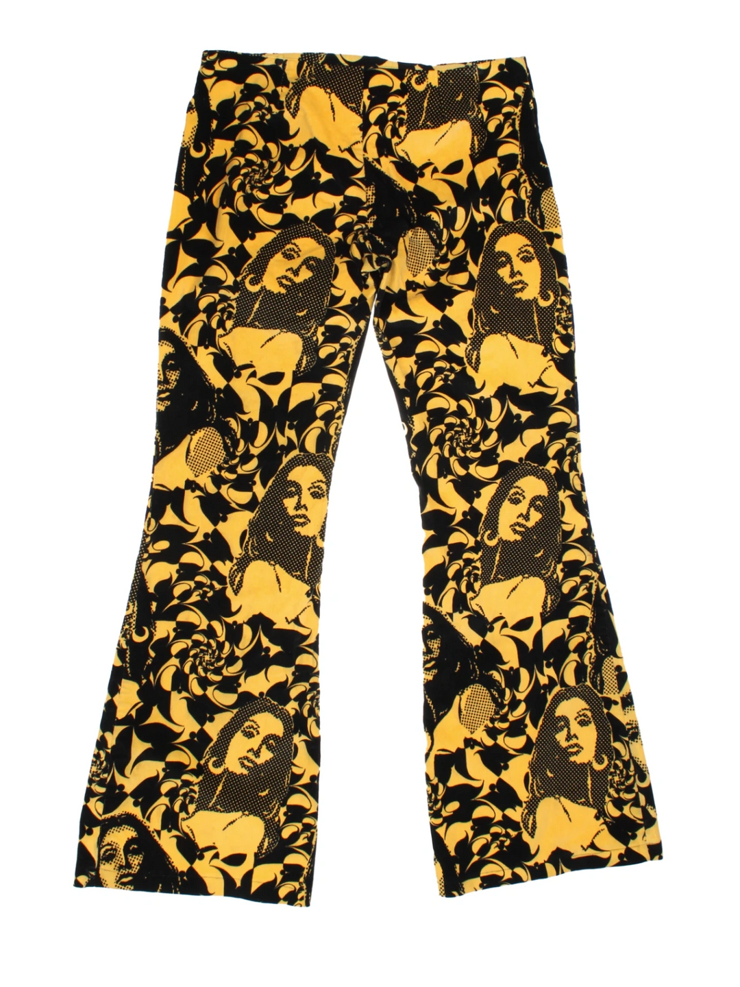 Y2K Pop Art Printed Flares (Size XXL)