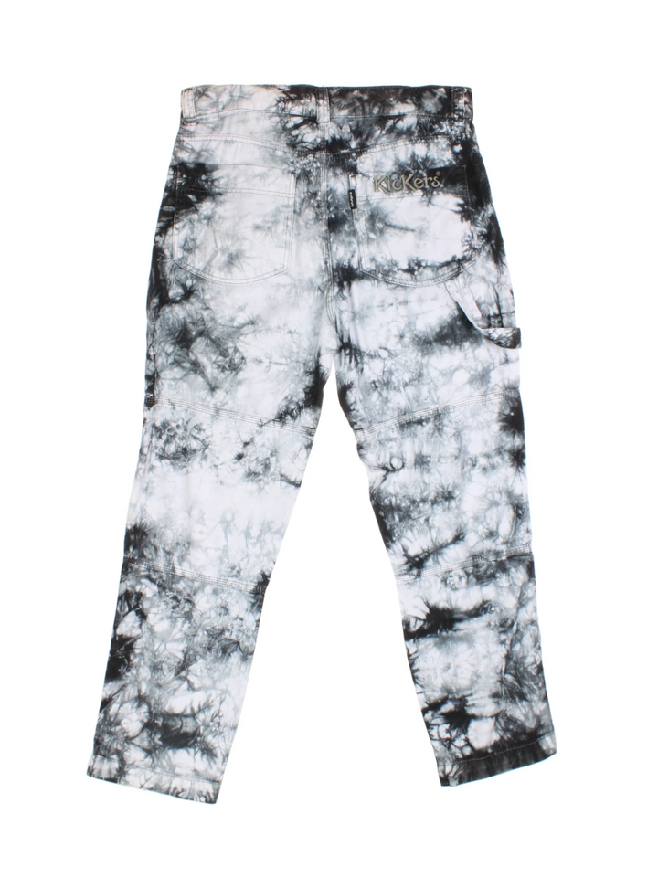 90's Kickers Tie Dye Trousers (Size M)