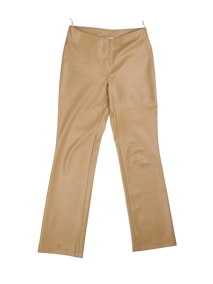 Y2K Morgan Leather Trousers (Size M)