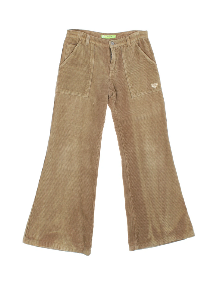 Y2K Quiksilver Corduroy Flared Trousers (Size M)
