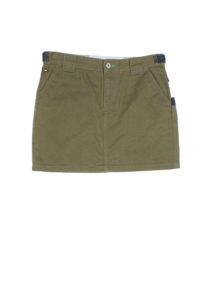 Y2K Tommy Hilfiger Mini Skirt (Size L)