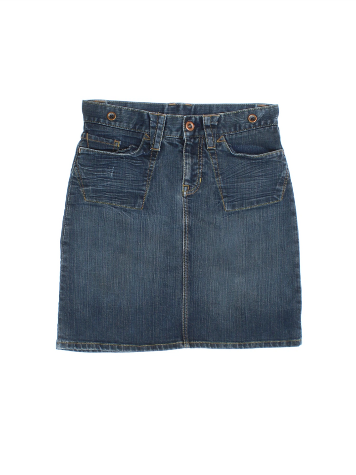 Y2K GAP Denim Mini Skirt (Size L)