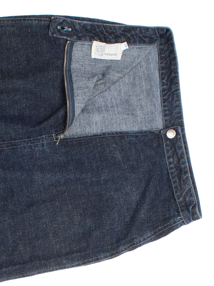 Y2K Denim Midi Skirt (Size M)
