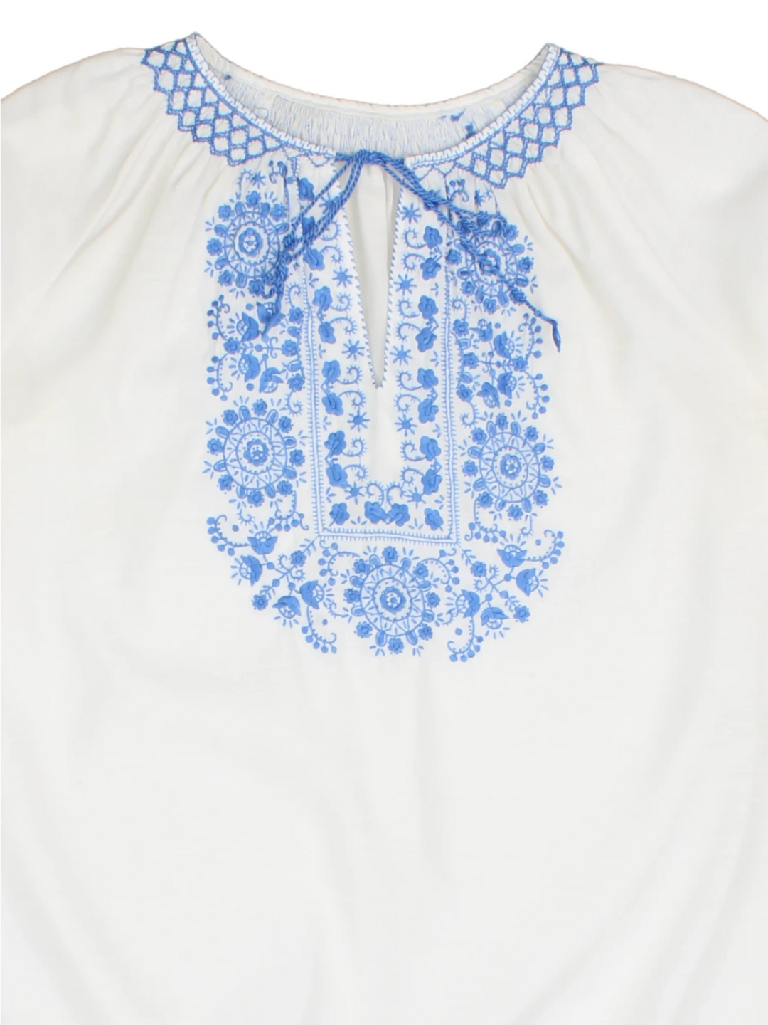 Traditional Hungarian Embroidered Blouse (Size M)