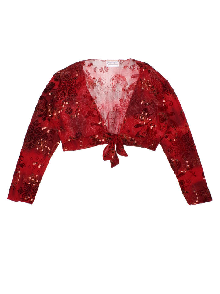 Y2K Sequin Bolero (Size L)