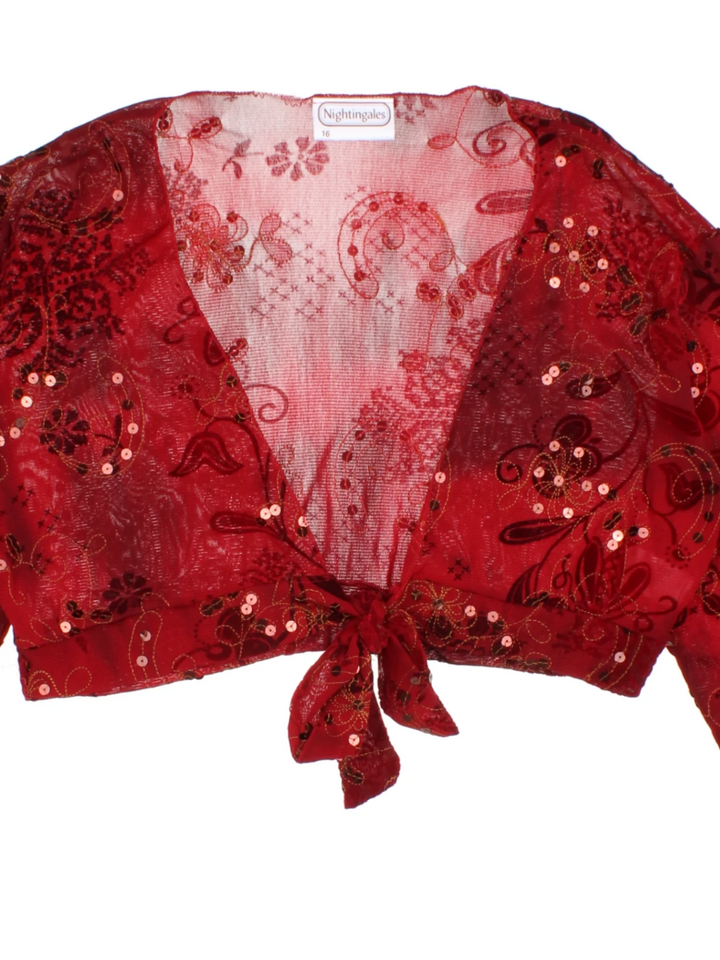 Y2K Sequin Bolero (Size L)