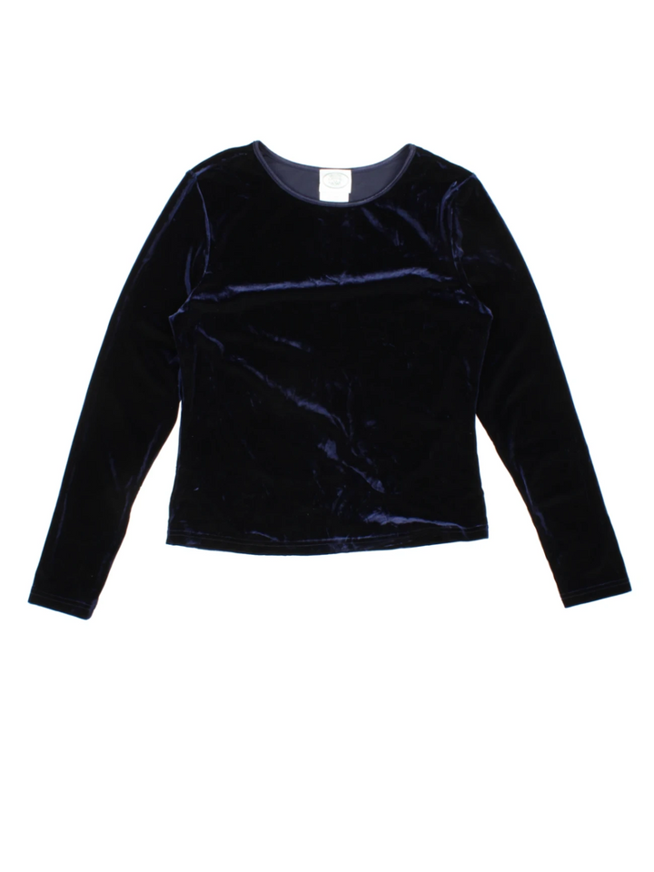 90's Laura Ashely Velvet Top (Size S)