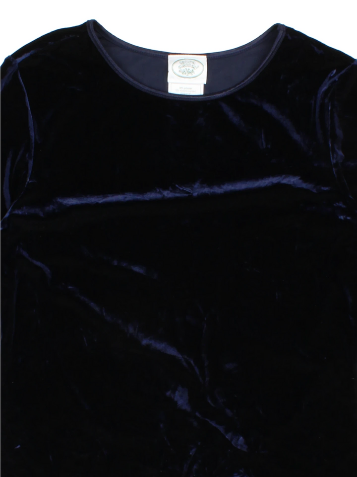 90's Laura Ashely Velvet Top (Size S)
