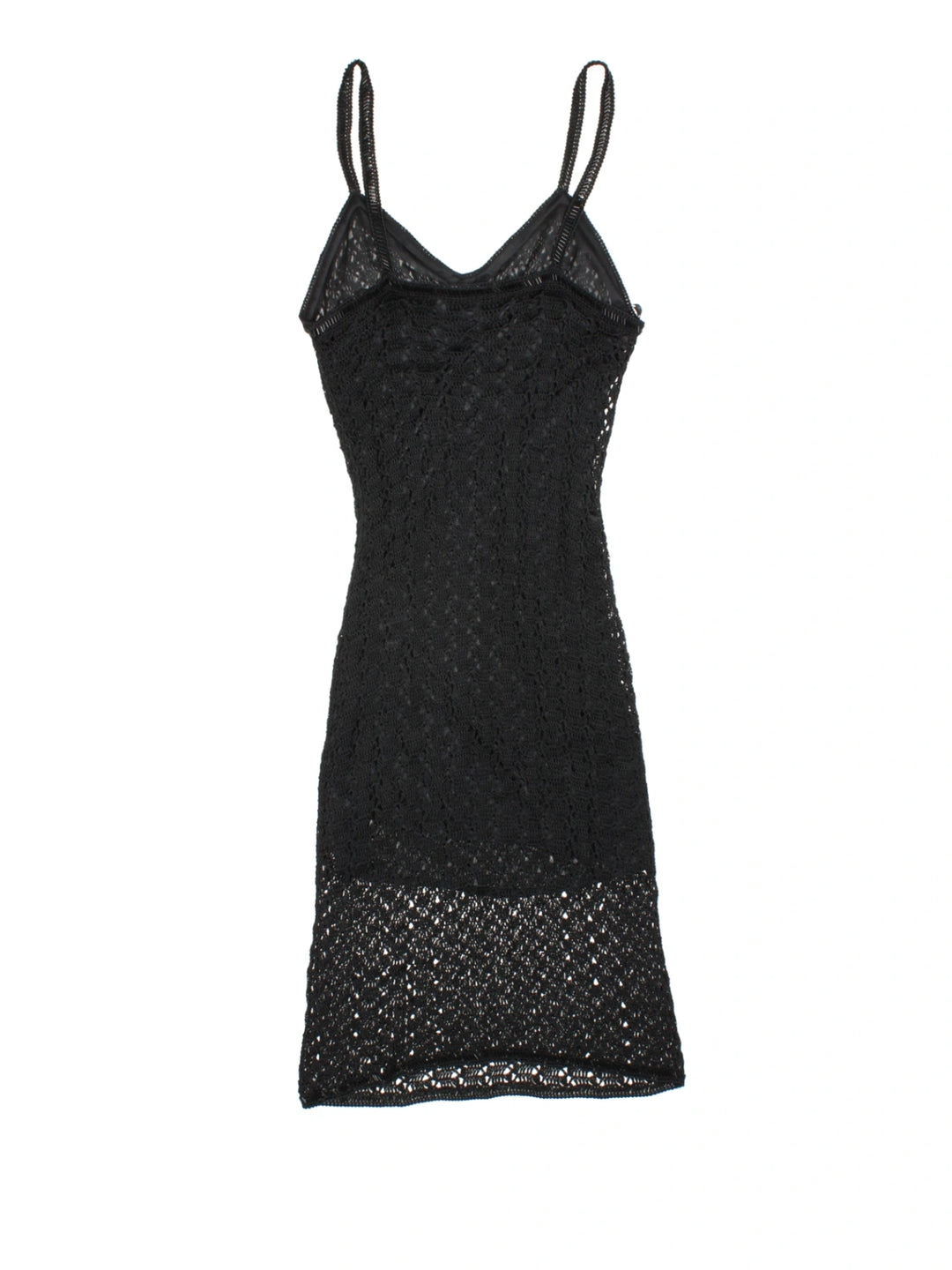 Y2K Crochet Midi Dress (Size XS)