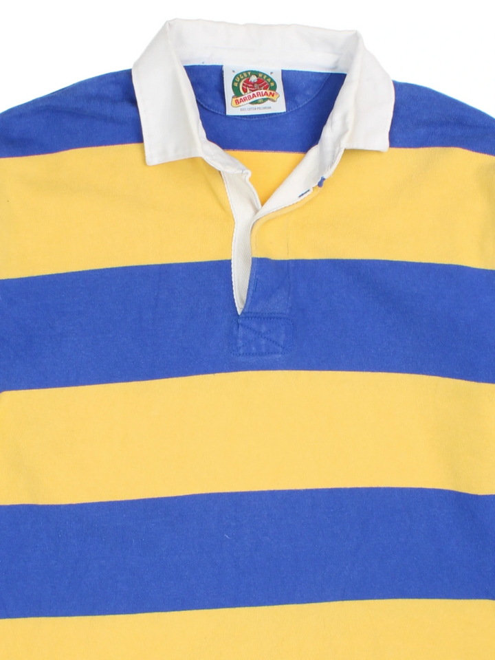 90's Barbarian Stripe Rugby Shirt (Size S)