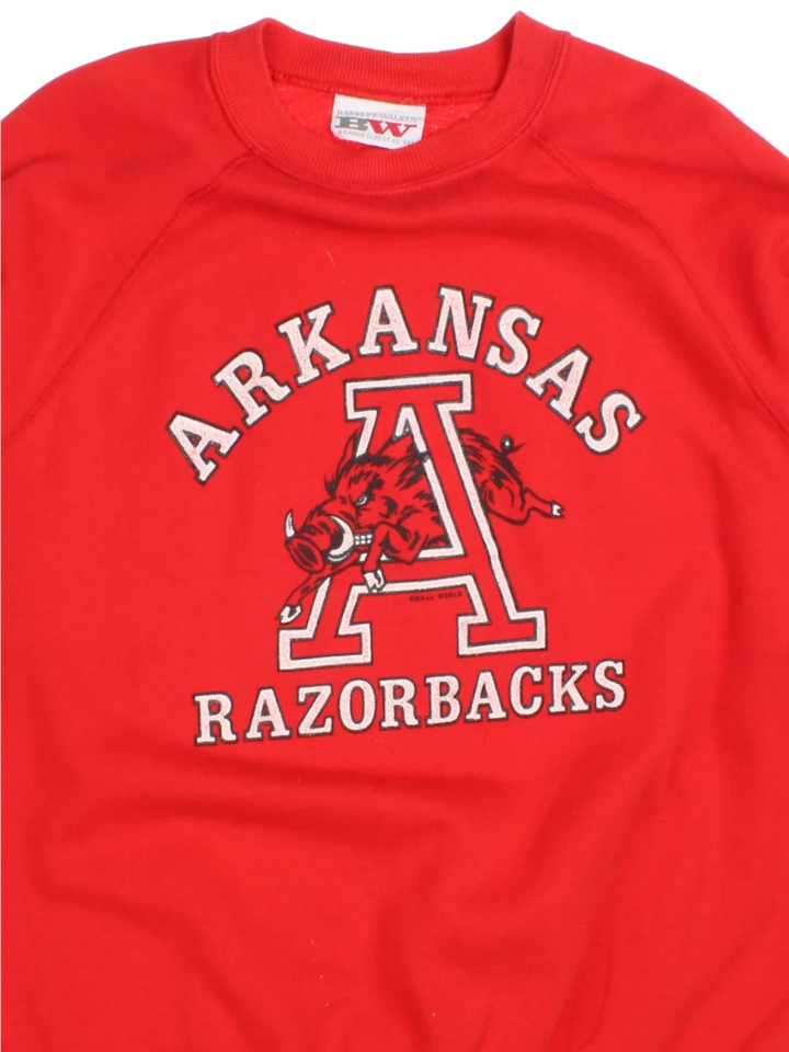 90s University of Arkansas Razorbacks Sweatshirt (Size L)