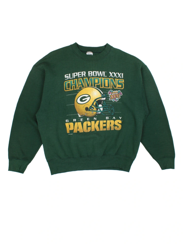 90s Green Bay Packers Super Bowl XXXI Sweatshirt (Size XL)