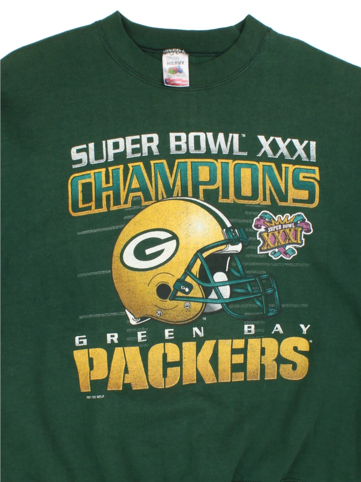 90s Green Bay Packers Super Bowl XXXI Sweatshirt (Size XL)