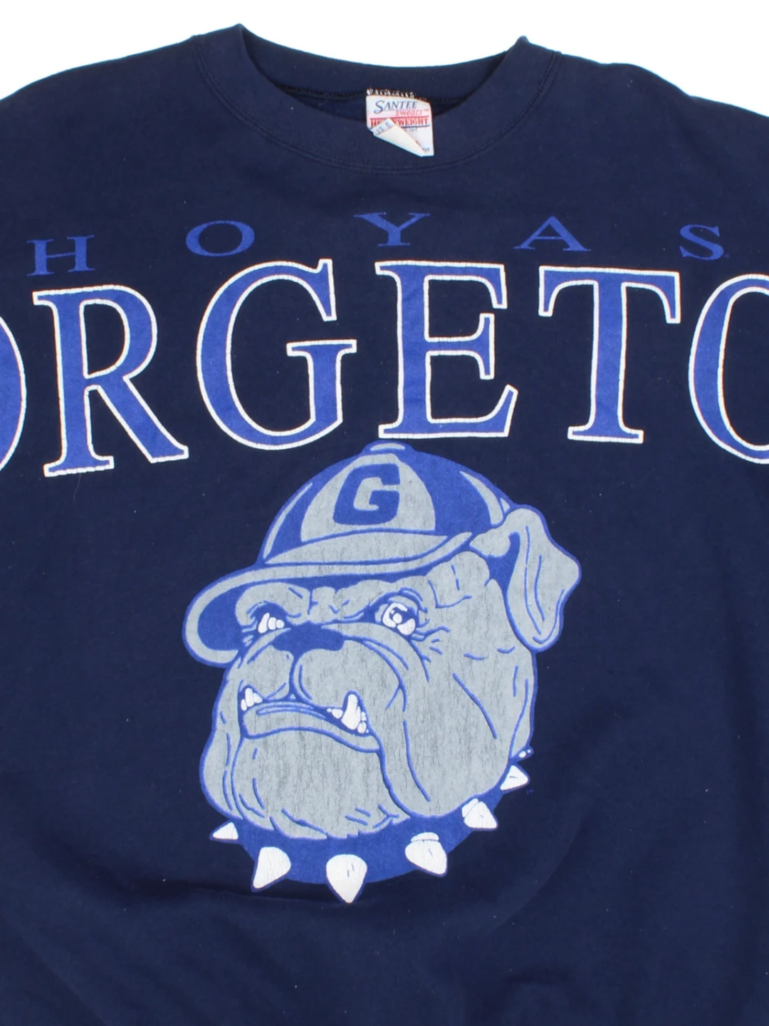 90's Georgetown University Spell Out Sweatshirt (Size XL)