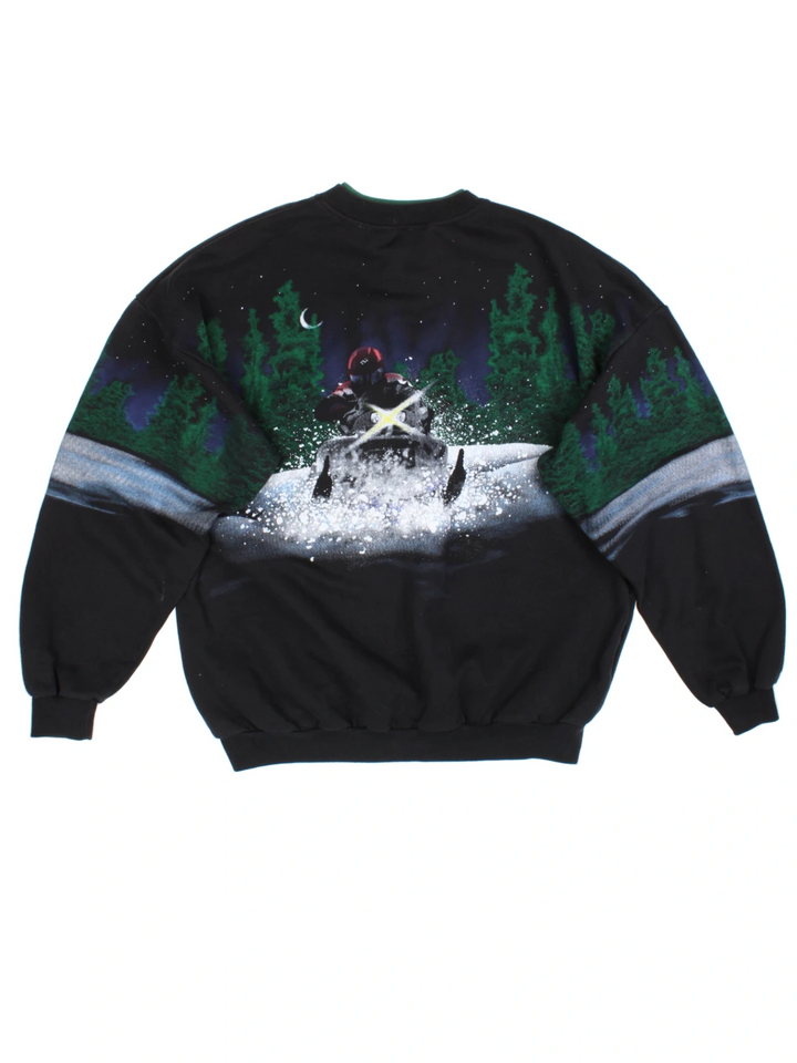 Wraparound Artisans Sunschein Snowmobile Sweatshirt (Size XXL)