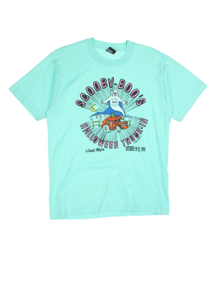 90's Scooby Boos Halloween Truck In Single Stitch T-Shirt (Size S)