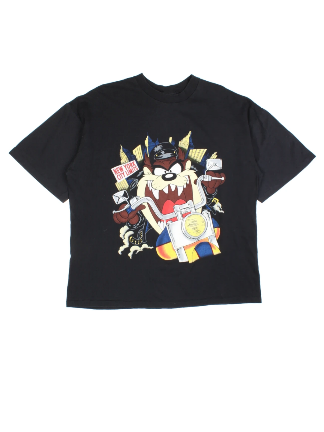 90s Looney Tunes Taz New York City Graphic T-Shirt (Size L)