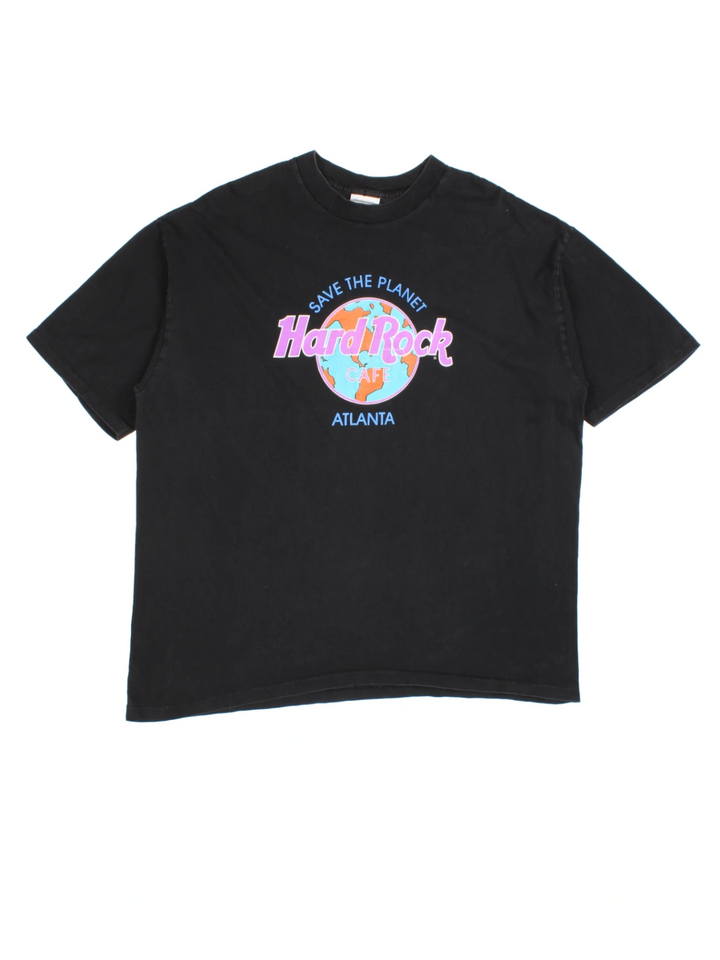 Hard Rock Cafe Atlanta "Save The Planet" Graphic T-Shirt (Size L)