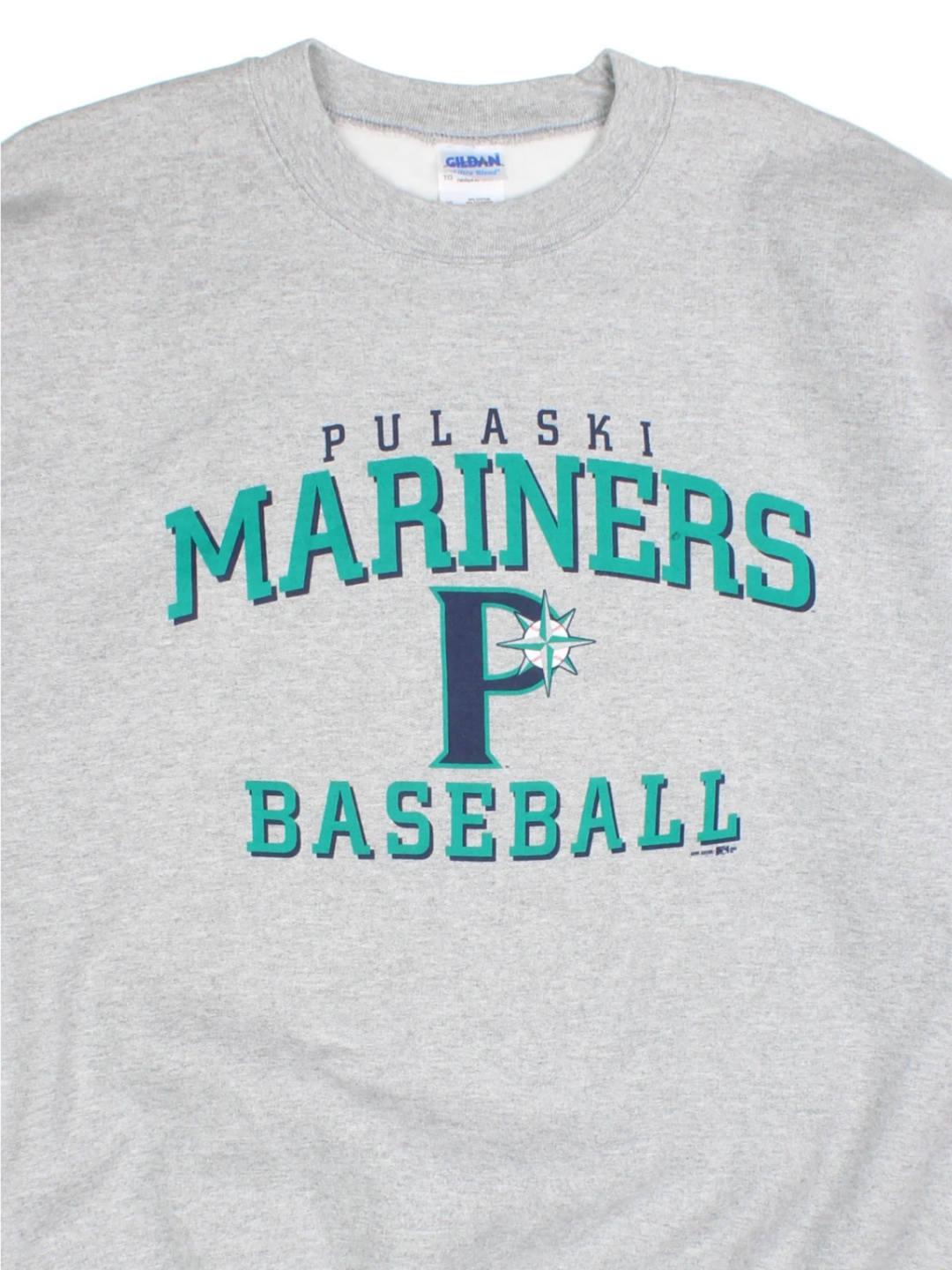 90's Gildan Pulaski Mariners Baseball Sweatshirt (Size XL)