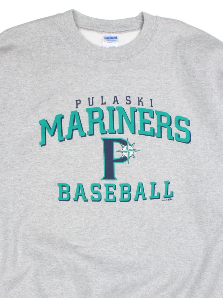 90's Gildan Pulaski Mariners Baseball Sweatshirt (Size XL)